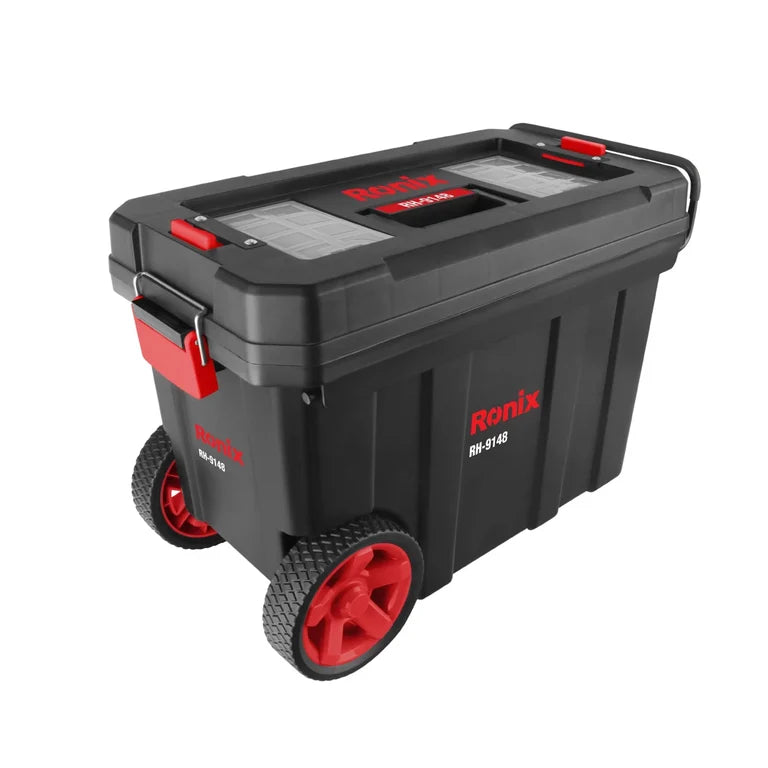 Ronix Kunststoff-Werkzeugkasten mit Rollen 39*30*60