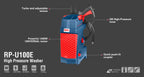 Ronix Universal-Hochdruckreiniger 100 bar - 1400 W - Eco-Modell