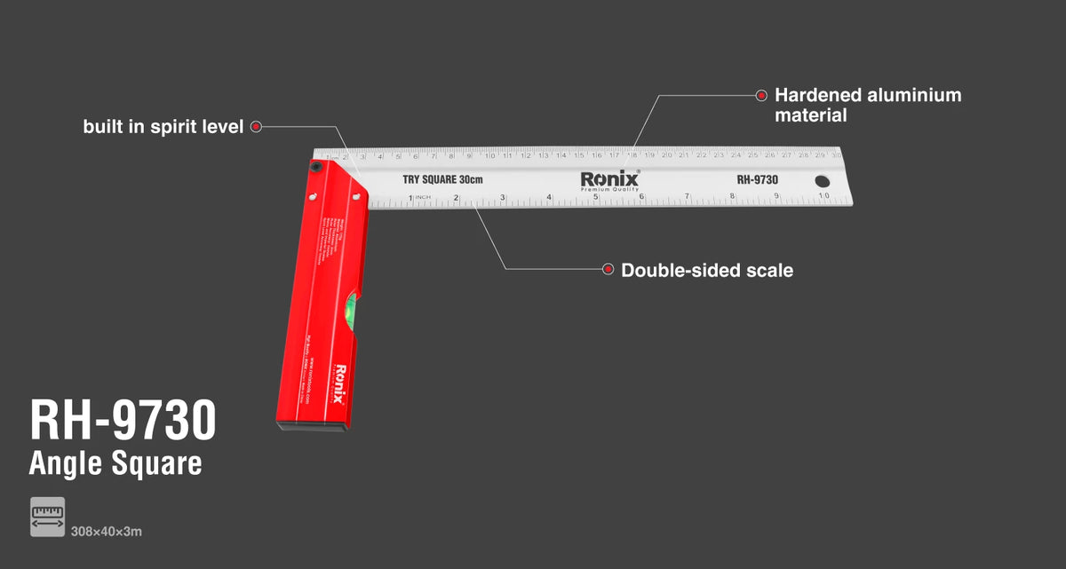 Ronix Schreinerwinkel 30 cm