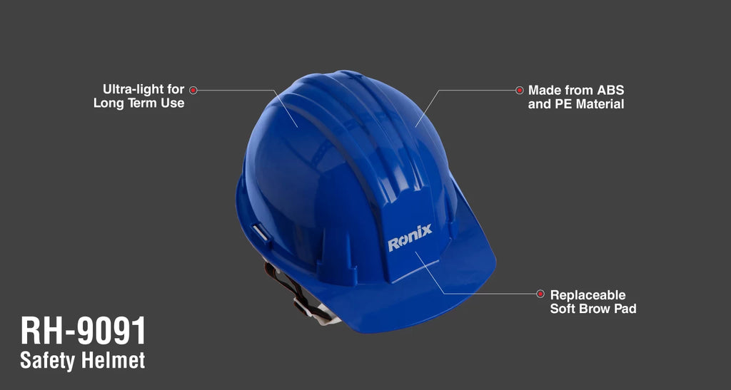 Ronix Blauer Schutzhelm aus PE
