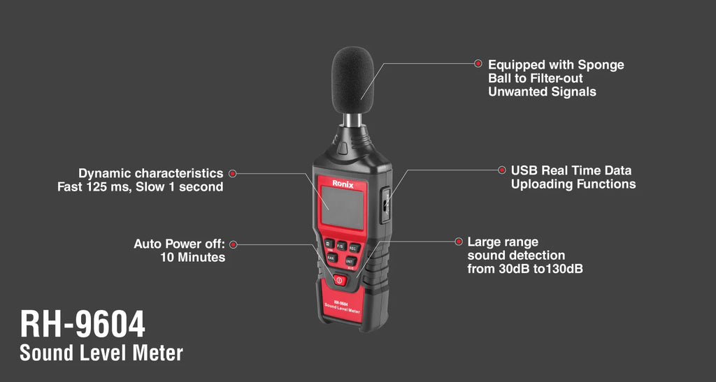 Ronix Digitaler Schallpegelmesser
