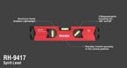 Ronix Wasserwaage 300 cm - Genauigkeit 1 mm