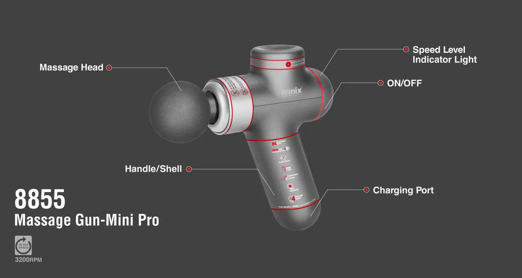 Ronix Massagepistole – Mini Pro