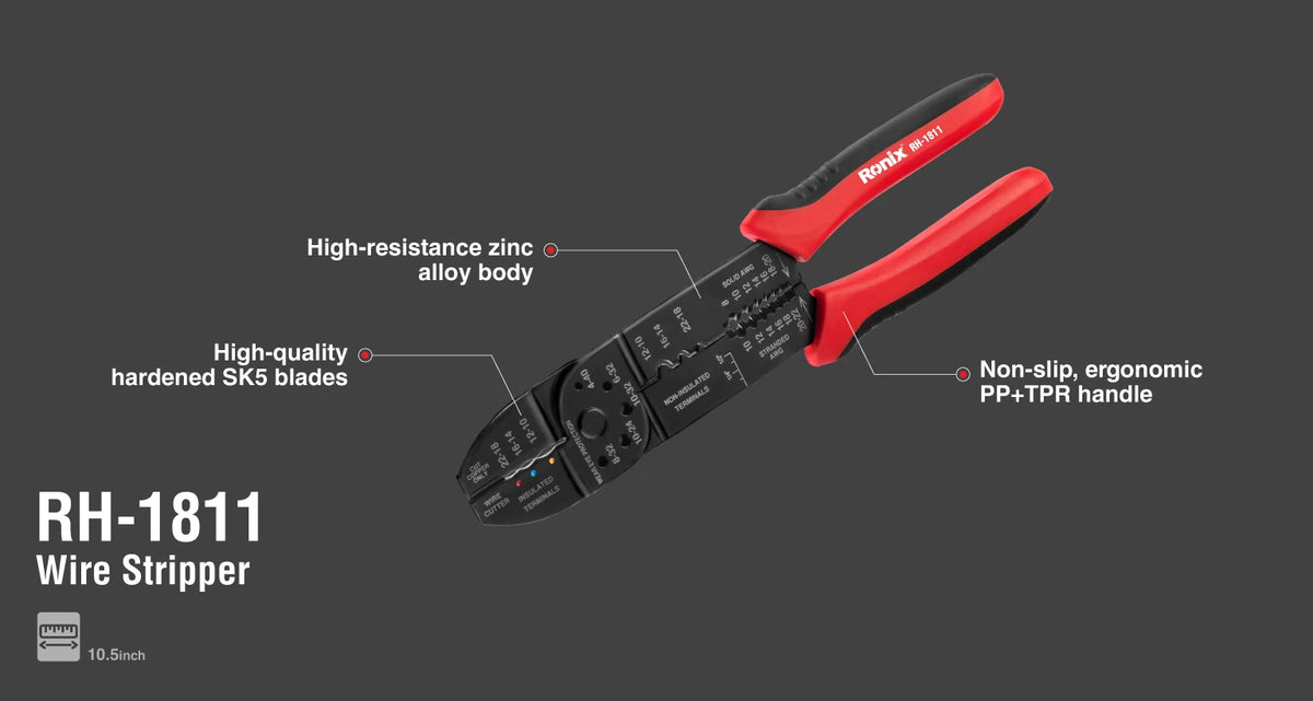 Ronix Crimpzange 10 Zoll