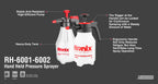 Ronix Hand-Drucksprüher 2 L