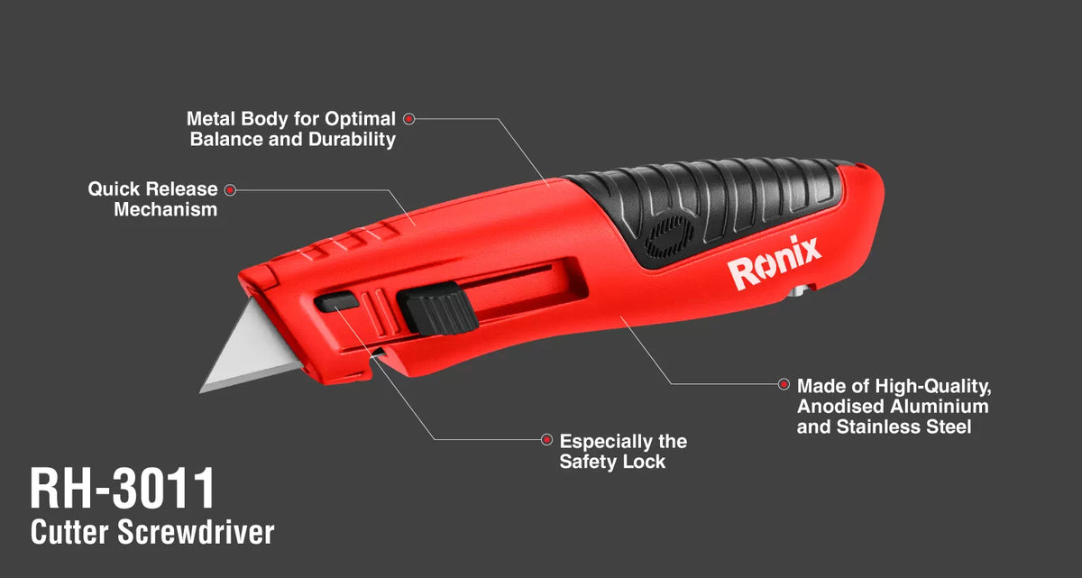 Ronix Multi Six Trapezklinge - Einhakmodell Multi Fold
