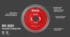 Ronix Diamant-Trennscheibe für Porzellan 115 mm