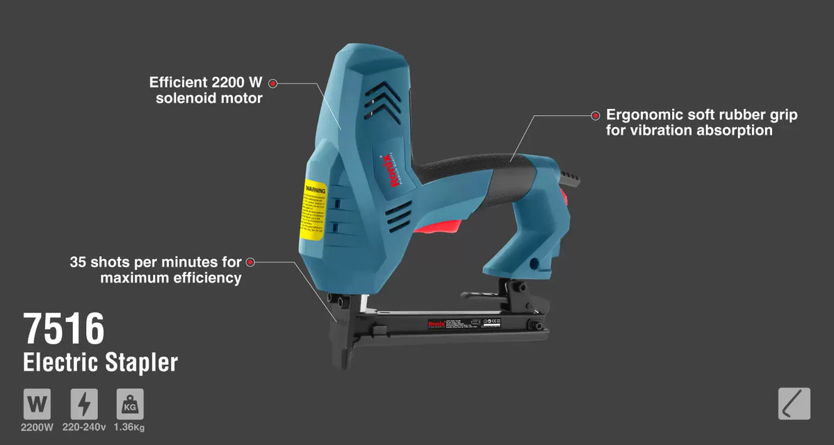 Ronix Elektrischer Tacker