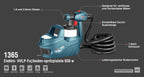 Ronix Elektro- HVLP-Fußboden-Spritzpistole 650W