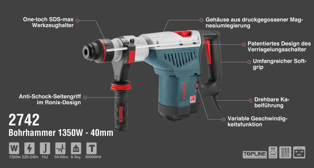Ronix Bohrhammer 1350 W