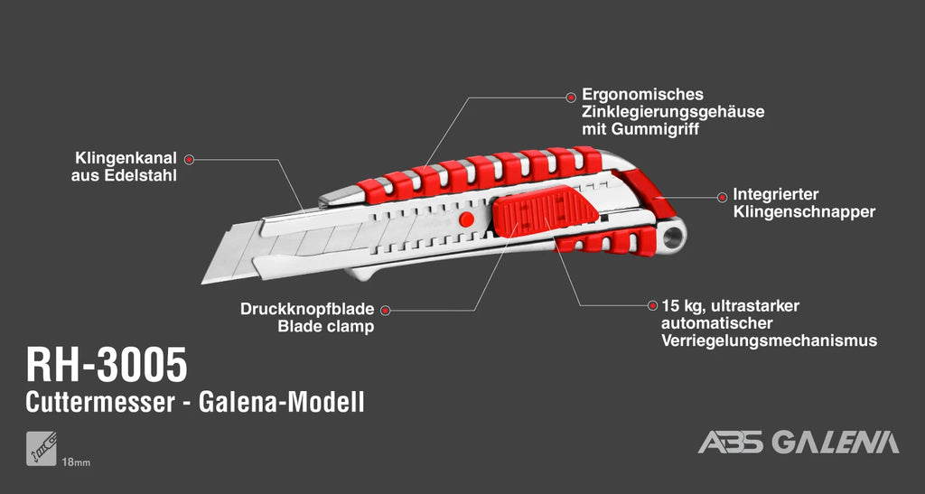 Ronix Cuttermesser - Galena-Modell