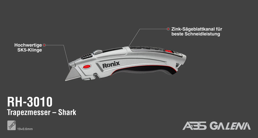 Ronix Trapezmesser - Shark