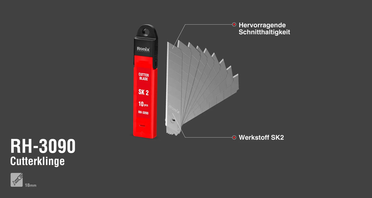 Ronix Cutterklinge SK2, 10 cm