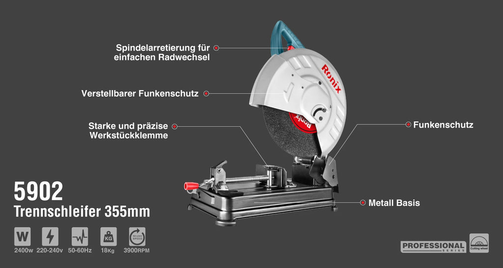Ronix Trennsäge 2400 W - 355 mm