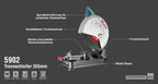 Ronix Trennsäge 2400 W - 355 mm