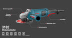 Ronix Mini-Winkelschleifer 1200 W - 125 mm