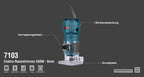 Ronix Elektro-Holztrimmer 550 W - 6 mm