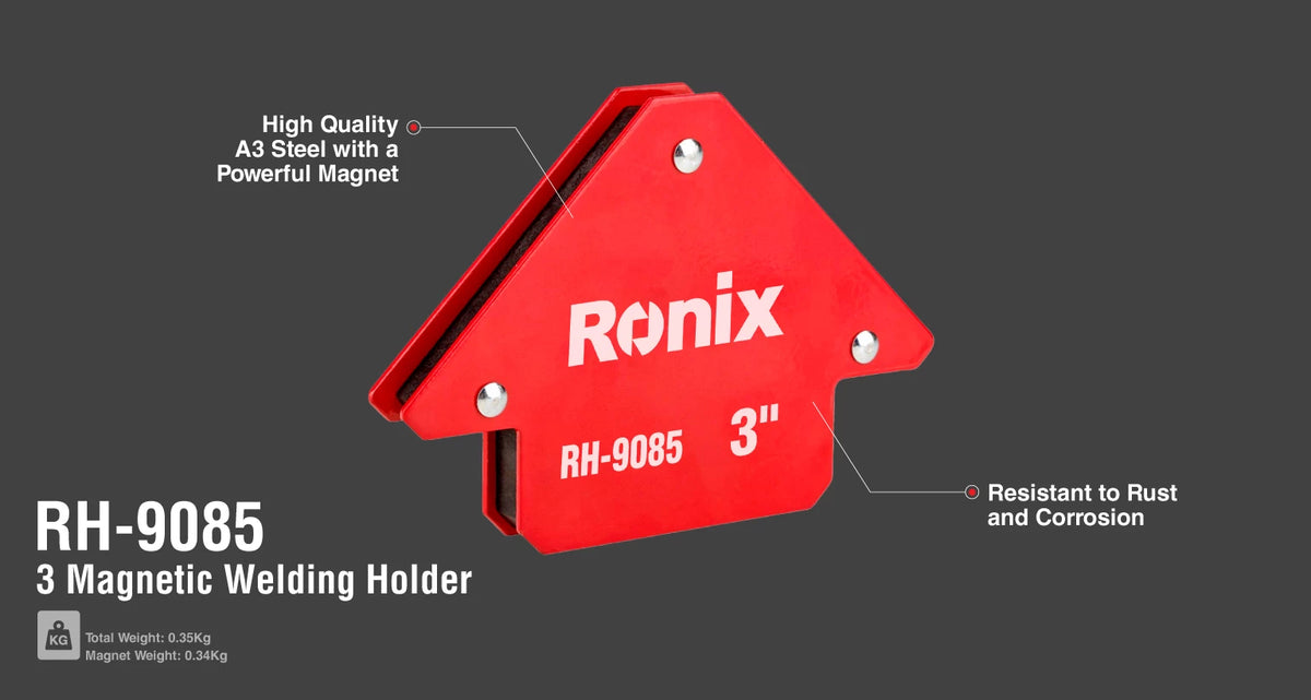 Ronix Magnetischer Schwißhalter 3 Zoll