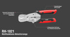 Ronix Multifunktions-Abisolierzange, 7 Zoll