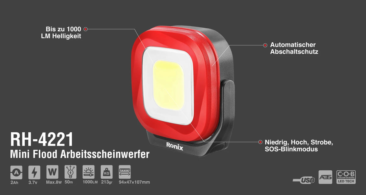 Ronix Mini-Baustrahler