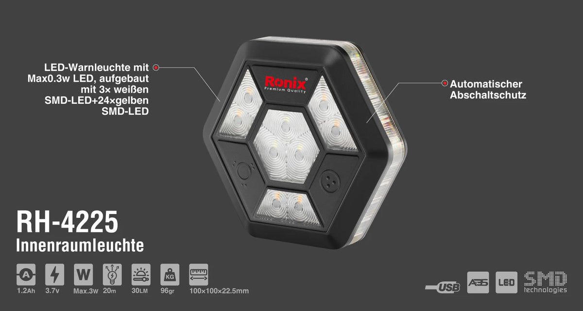 Ronix LED-Innenraumleuchte für PKW