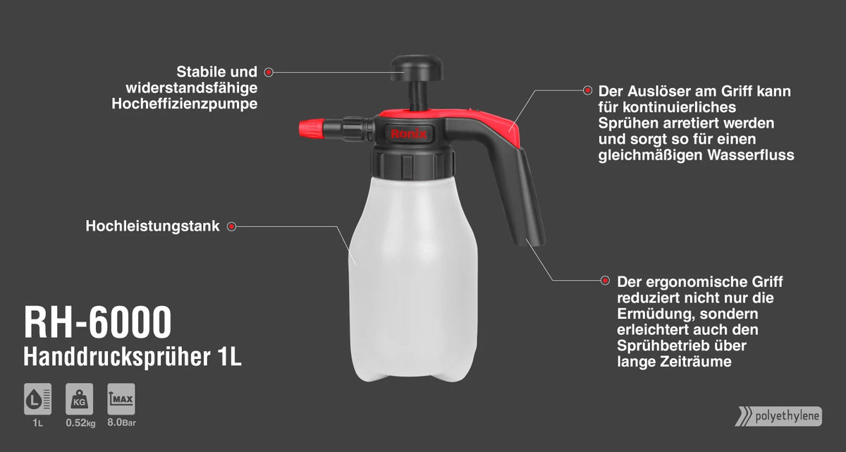 Ronix Handsprüher 1,0 L