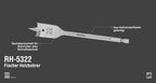 Ronix Flachholzbohrer 22 mm