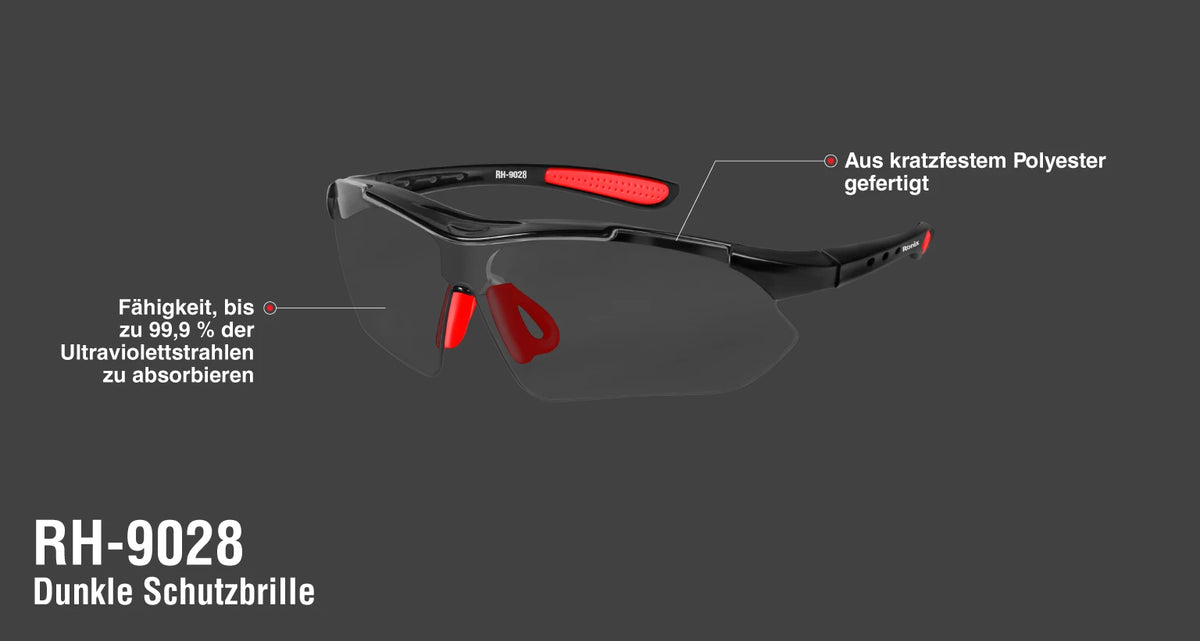 Ronix Schutzbrille dunkel