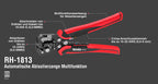 Ronix Automatische Abisolierzange, Multifunktion, 8-fach