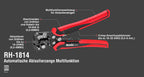 Ronix Multifunktionelles automatisches Abisolierzangen-Set, 8 Zoll
