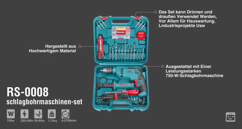 Ronix Handwerkzeug-Set (33-teilig)
