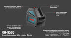 Ronix Kreuzlinienlaser 50 m - roter Strahl