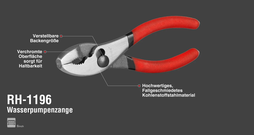 Ronix Gleitgelenkzange 6 Zoll