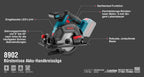 Ronix 20 V bürstenlose Akku-Handkreissäge 165 mm 165 mm