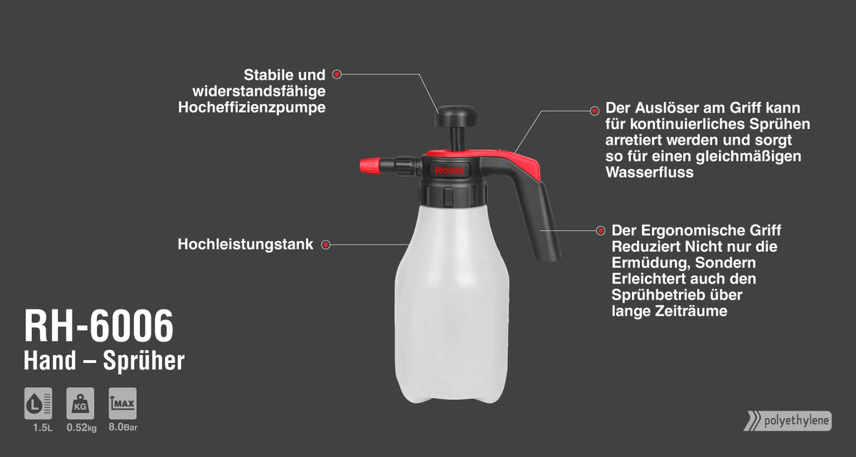 Ronix Handsprüher 1,5 L