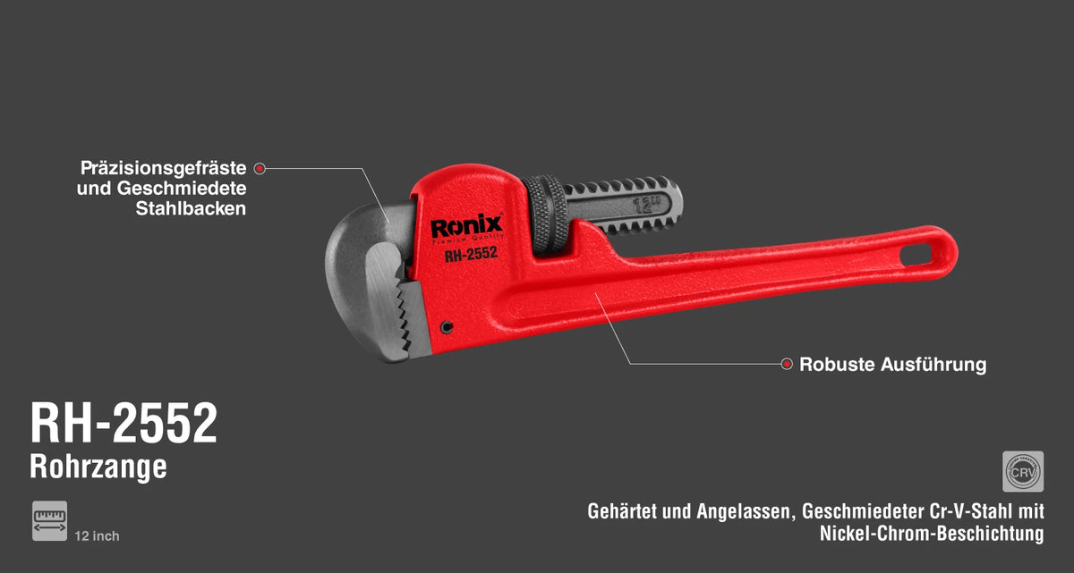 Ronix Rohrzange 12 Zoll