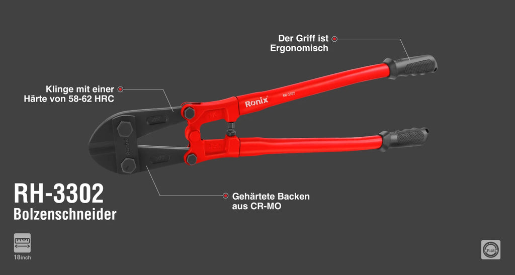 Ronix Bolzenschneider 18 Zoll