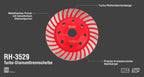 Ronix Turbo-Diamanttrennscheibe 180 x 22,2 mm
