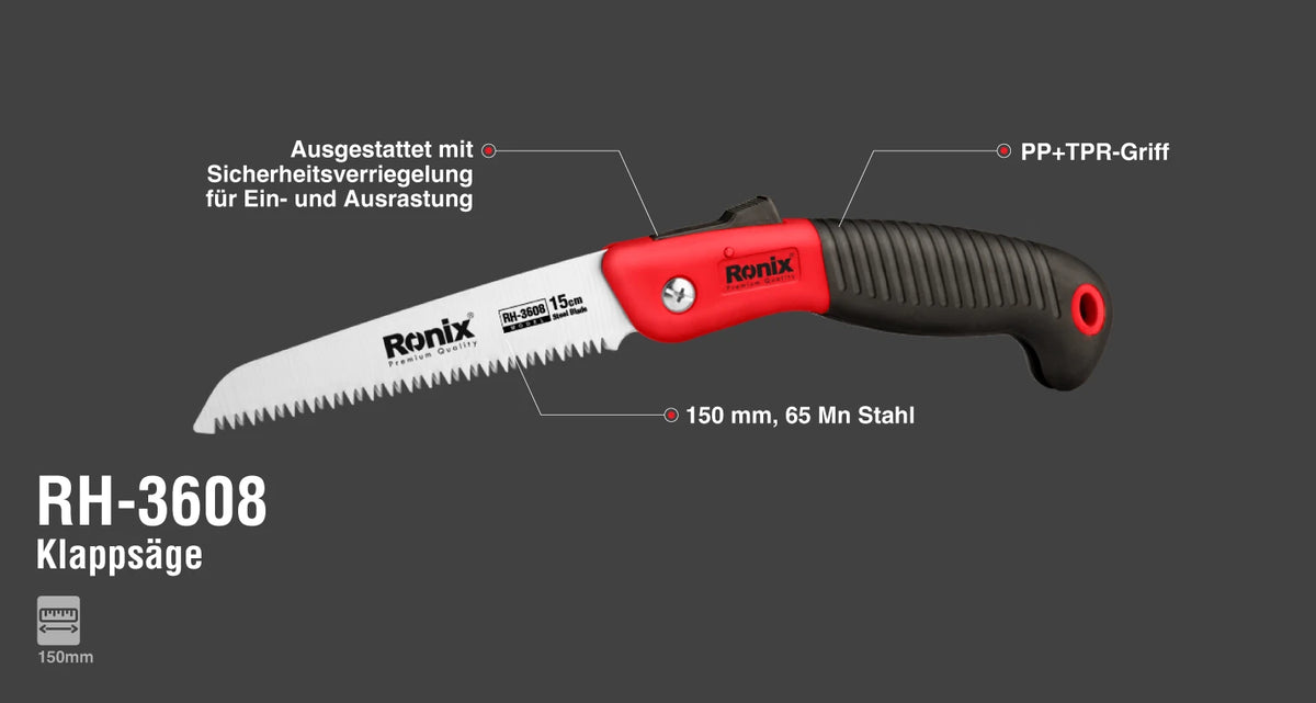 Ronix Klappsäge 160 mm