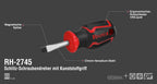 Ronix Schlitzschraubendreher mit PP+TPR-Griff, 6 * 38 mm