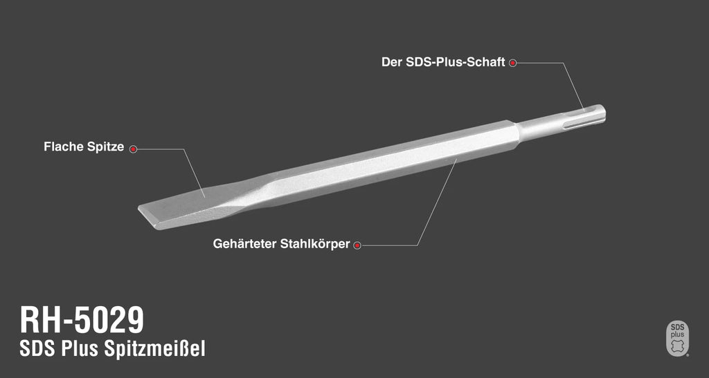 Ronix SDS-Plus-Spitzmeißel - 14 x 250 x 20 mm