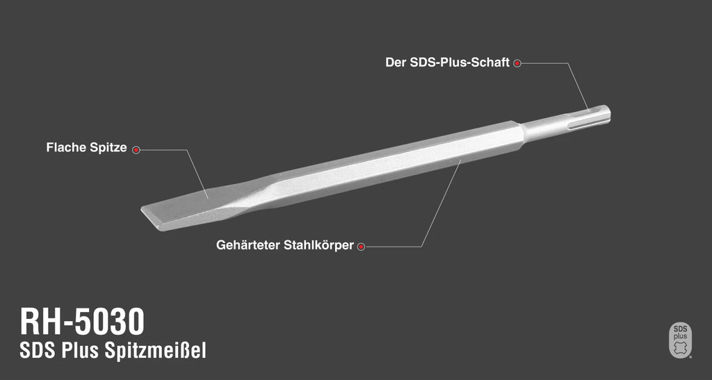 Ronix SDS-Plus-Spitzmeißel - 14 x 250 x 40 mm