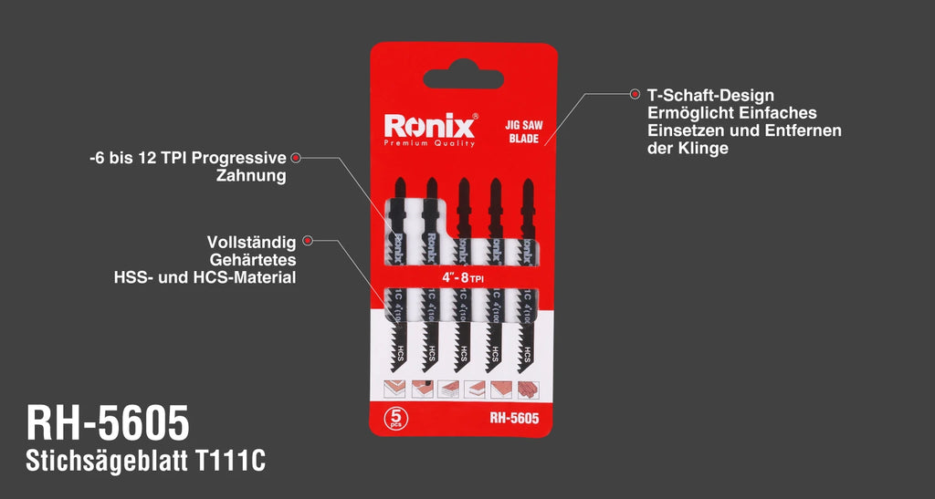 Ronix Stichsägeblatt T111C