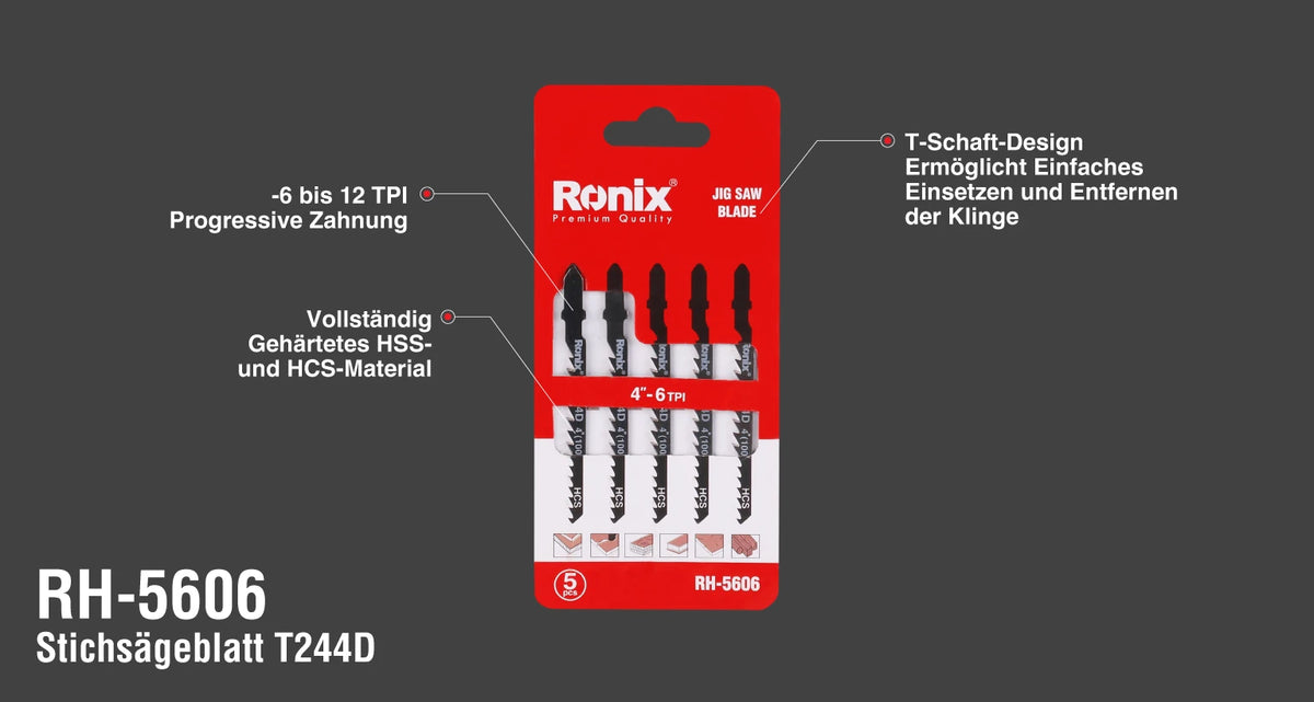 Ronix Stichsägeblatt T244D