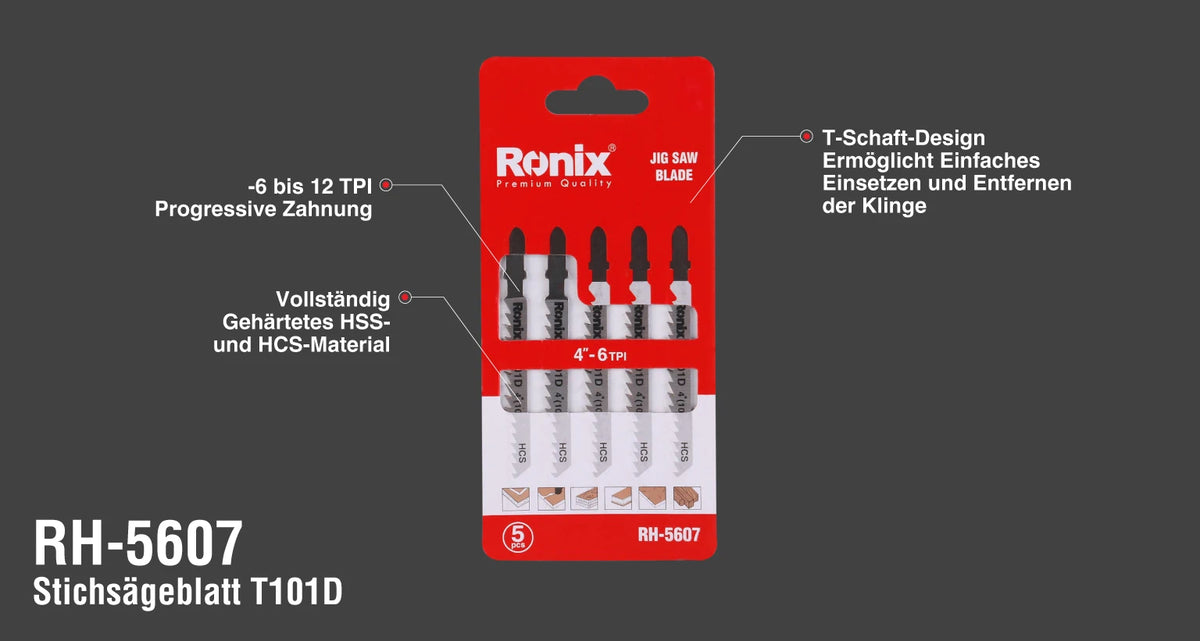 Ronix Stichsägeblatt T101D