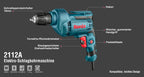 Ronix Elektro-Schlagbohrmaschine 450 W - 10 mm - Schnellspannbohrfutter