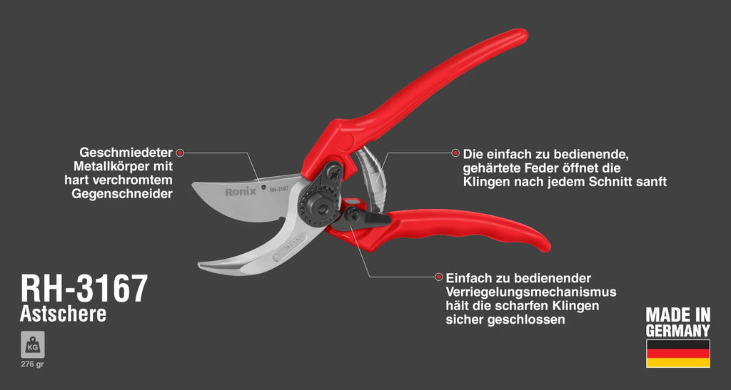 Ronix Gartenschere 28 cm