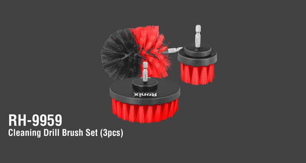 Ronix 3-teiliges Reinigungsbohrbürsten-Set