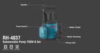 Ronix Tauchpumpe 750 W 8 5 m