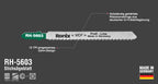 Ronix MDF-Stichsägeblatt 100 mm - 12 TPI